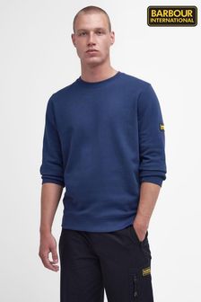 Barbour® International Blue Racer Badge Sweatshirt (N66435) | $165