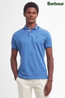 Barbour® Blue Easington Polo Shirt (N66453) | 444 QAR