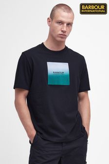 Barbour® International Ombre Block Black T-shirt (N66464) | 69 €