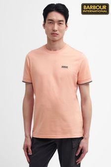 Barbour® International Pink Philip Tipped Cuff T-Shirt (N66470) | €57
