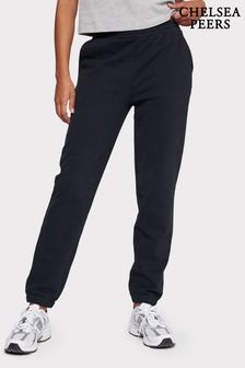 Черный - Chelsea Peers спортивные брюки из органического хлопка с манжетами (N66520) | €53