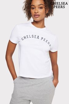 Chelsea Peers White Organic Cotton Logo Crop T-Shirt (N66550) | ₪ 151