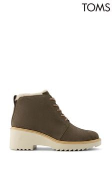 Toms lace up wedges discount