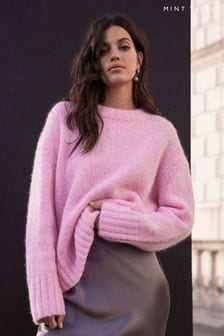 Mint Velvet Pink Wool Blend Jumper (N66796) | €172