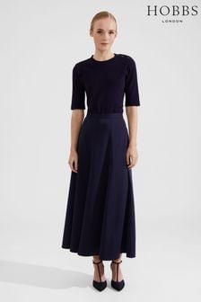 Hobbs Blue Charteris Skirt (N66808) | €164