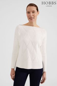 Hobbs Emmy Pullover, Creme (N66863) | 152 €