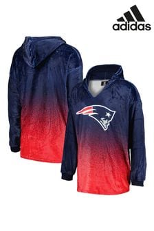 adidas Blue NFL New England Patriots Gradient Fleece Hoodie (N66959) | 223 QAR