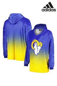 Cieniowana polarowa bluza z kapturem Adidas Nfl Los Angeles Rams (N66989) | 285 zł