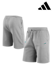 adidas Grey NFL Miami Dolphins Primary Logo Graphic Fleece Shorts (N67005) | €55