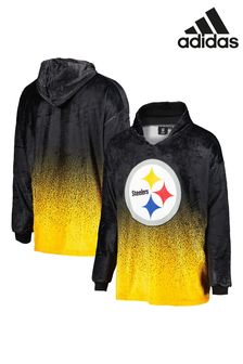 adidas Black NFL Pittsburgh Steelers Gradient Fleece Hoodie (N67006) | OMR23