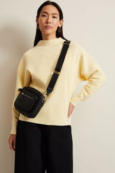 Phase Eight Leather Cross-Body Black Bag (N67048) | 5,665 UAH