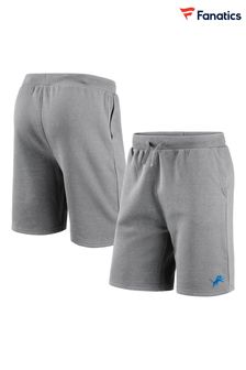 Fanatics Grey NFL Detroit Lions Primary Logo Graphic Fleece Shorts (N67118) | 173 QAR