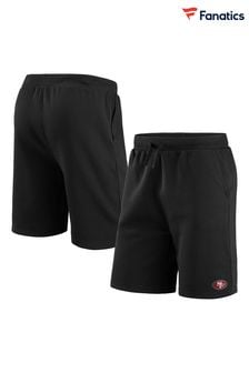 Fanatics NFL San Francisco 49ers Primary Logo Graphic Fleece Black Shorts (N67125) | 173 QAR
