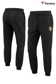 Fanatics Nfl Minnesota Vikings Primary Logo Graphic Fleece Black Joggers (N67140) | ‏251 ‏₪