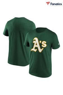 Fanatics Green MLB Oakland Athletics Primary Logo Graphic T-Shirt (N67266) | OMR13