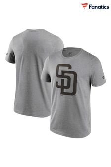 Fanatics Grey MLB San Diego Padres Primary Logo Graphic T-Shirt (N67282) | OMR13