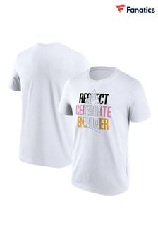 Fanatics Everton EITC Respect Celebrate Empower Graphic White T-Shirt Unisex (N67289) | SGD 48