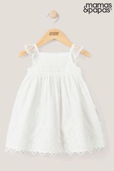 bela čipkasta obleka Mamas & Papas (N67530) | €44