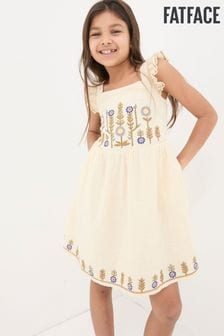 FatFace Embroidered Strappy Dress