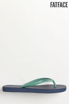 FatFace Green Portloe Flip Flops (N68912) | AED67
