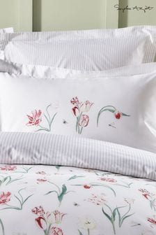 Sophie Allport 2 Pack White Tulip Pillowcases (N68938) | 159 SAR
