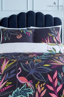 Sara Miller Midnight Set Of 2 Botanic Paradise Pillowcases (N68948) | 119 QAR