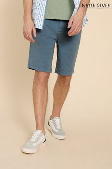 White Stuff Sky blue Sutton Organic Chino Shorts (N69105) | $67