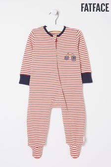 FatFace Red Bike Graphic Zipped Sleepsuit (N69608) | 128 SAR