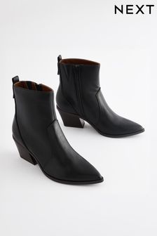 Noir poli - Forever Comfort® Cowboy Western Ankle Boots (N69934) | 51€