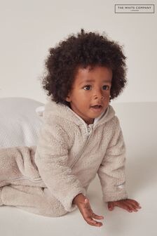 The White Company Pebble Fleece Romper (N70014) | $55 - $58