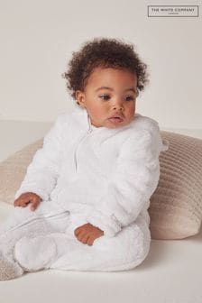 The White Company Pebble Fleece Romper