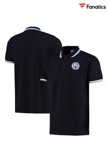 Fanatics Blue Manchester City Tipped Polo Shirt (N70111) | €35