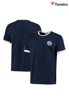 Fanatics Blue Manchester City Ringer T-Shirt (N70166) | kr325
