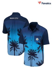 Fanatics Blue Manchester City Hawaiian Shirt (N70224) | kr820