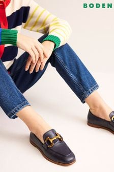 Boden Blue Iris Snaffle Loafers (N70403) | 701 SAR