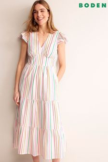Boden Multi May Cotton Midi Tea Dress (N70444) | €140