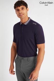 כחול כהה - חולצת פולו של Calvin Klein Golf גולף כחול כהה פרמור (N70461) | ‏226 ‏₪