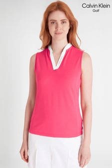 Calvin Klein Golf Pink Dayton Polo Shirt (N70468) | SGD 77