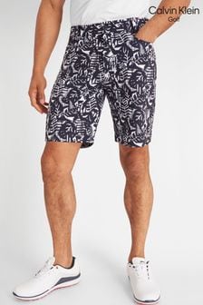 Calvin Klein Golf Genius Bedruckte Shorts, Blau (N70515) | 92 €