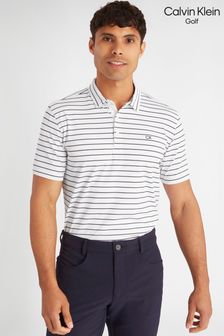 Weiß - Calvin Klein Golf Silverstone Polo-Shirt, Blau (N70518) | 78 €