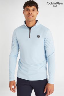 Calvin Klein Golf 藍色 West Gate 半拉鍊打底衣 (N70528) | NT$1,870