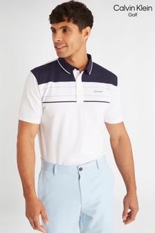 Weiß - Calvin Klein Golf Eagle Polo-Shirt, rot (N70538) | 78 €