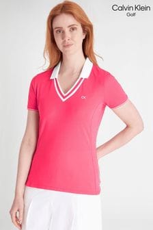 Розовая рубашка поло Calvin Klein Golf Delaware (N70540) | €66
