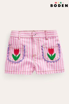 Boden Patch Pocket Shorts