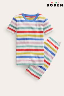 Boden Red Snug Striped Short Pyjamas (N70574) | €28 - €31