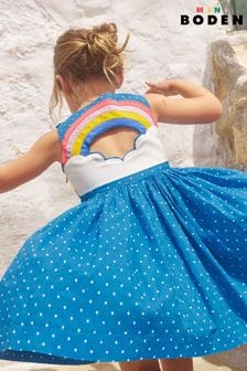 Boden Blue Appliqué Back Dress (N70577) | 215 zł - 245 zł