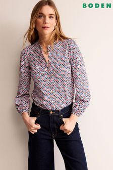 Boden Pink Marina Embroidered Shirt (N70628) | ₪ 251