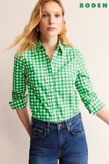 Boden Green Sienna Cotton Shirt (N70712) | OMR28