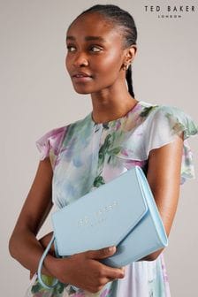 Ted Baker Blue Crinkie Crinkle Icon Pouch (N70977) | €60