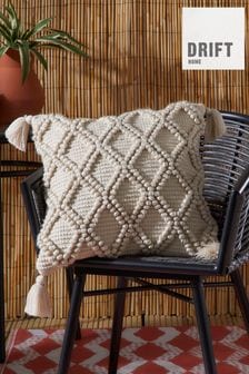 Drift Home Natural Alda Outdoor Textured Filled Cushion (N70979) | €22